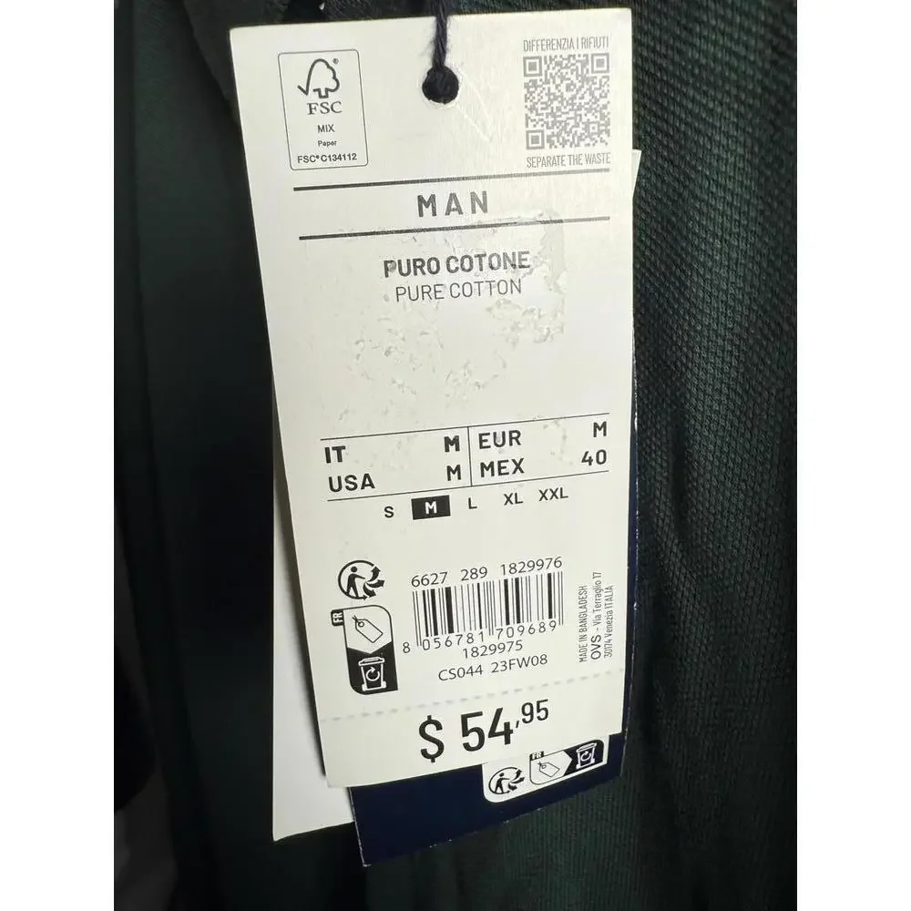 PIOMBO Polo Shirt Dark Green - M NWT - Picture 7 of 7